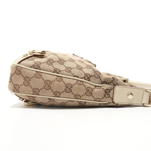 GUCCI GG canvas Abbey Shoulder Bag beige WS27924