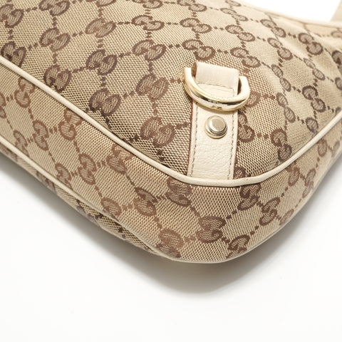 GUCCI GG canvas Abbey Shoulder Bag beige WS27924