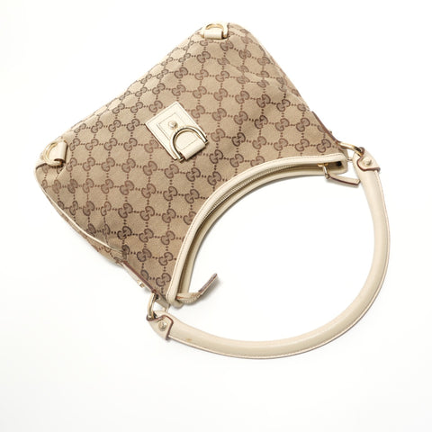 GUCCI GG canvas Abbey Shoulder Bag beige WS27924