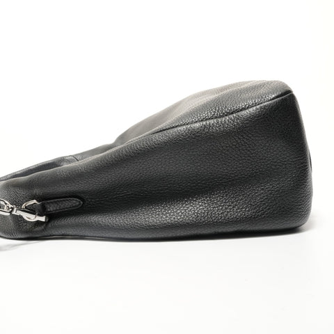PRADA Leather 2way Shoulder Bag black WS27925