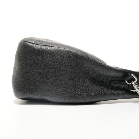 PRADA Leather 2way Shoulder Bag black WS27925