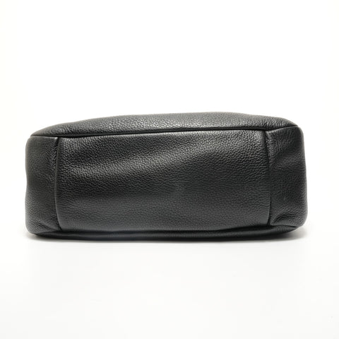 PRADA Leather 2way Shoulder Bag black WS27925
