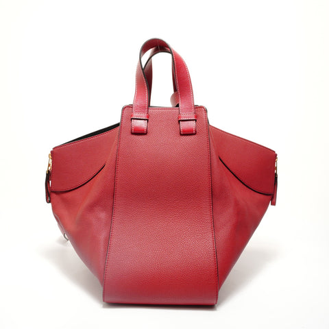 LOEWE Hammock Leather 2-Way Handbag, Red Handbag Red WS27926