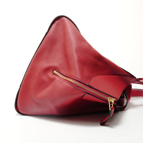 LOEWE Hammock Leather 2-Way Handbag, Red Handbag Red WS27926