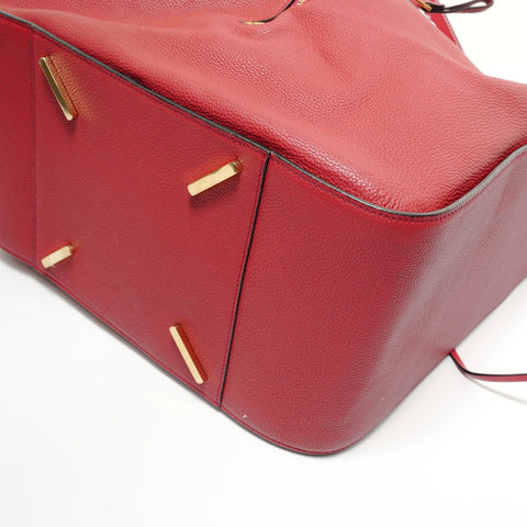 LOEWE Hammock Leather 2-Way Handbag, Red Handbag Red WS27926