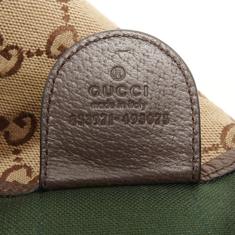 GUCCI GG Canvas Sherry Giglio Tote Bag beige WS27927