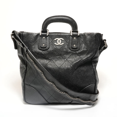 CHANEL Bowling Bag (Outdoor Line, Series 10) Handbag black WS27928