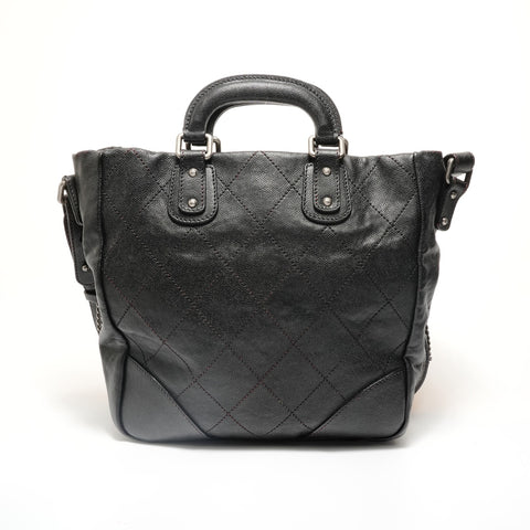 CHANEL Bowling Bag (Outdoor Line, Series 10) Handbag black WS27928