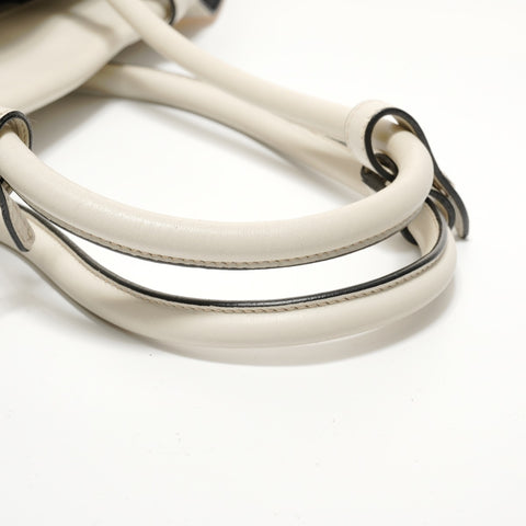 PRADA Leather bag Tote Bag white WS27929