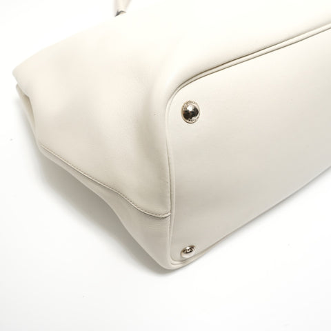 PRADA Leather bag Tote Bag white WS27929