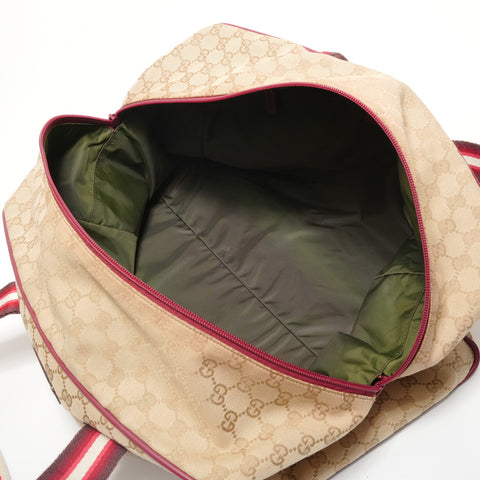 GUCCI GG canvas Boston bag Handbag beige WS27930