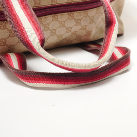 GUCCI GG canvas Boston bag Handbag beige WS27930