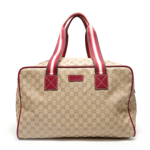 GUCCI GG canvas Boston bag Handbag beige WS27930