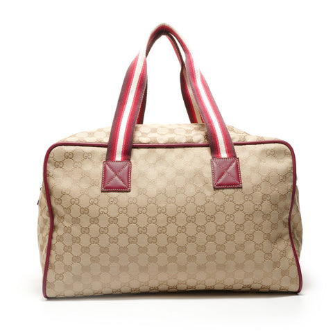 GUCCI GG canvas Boston bag Handbag beige WS27930