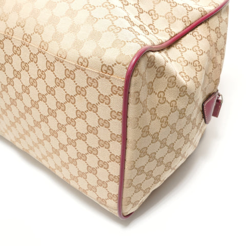 GUCCI GG canvas Boston bag Handbag beige WS27930