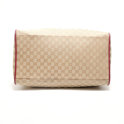GUCCI GG canvas Boston bag Handbag beige WS27930