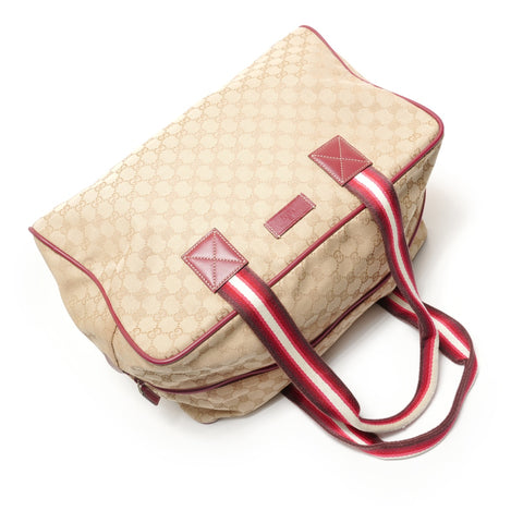 GUCCI GG canvas Boston bag Handbag beige WS27930