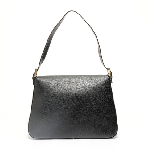 FENDI Mamma Bucket Leather Shoulder Bag Shoulder Bag black WS27931