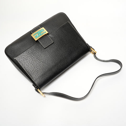 FENDI Mamma Bucket Leather Shoulder Bag Shoulder Bag black WS27931