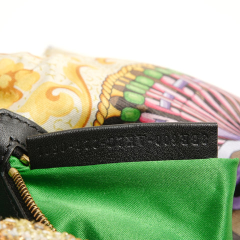 FENDI Fenderche Baguette Bead Embroidery Shoulder Bag multicolor WS27936