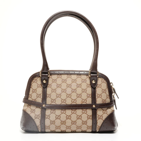 GUCCI GG canvas sherry line shoulder bag Shoulder Bag Brown WS27940