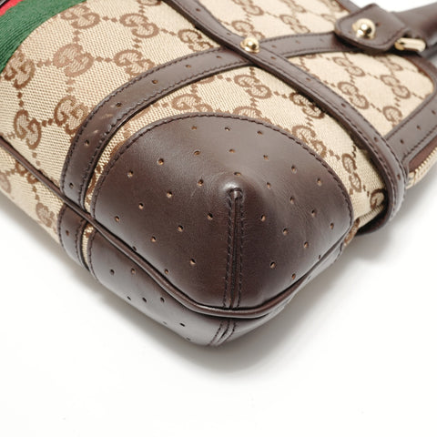GUCCI GG canvas sherry line shoulder bag Shoulder Bag Brown WS27940