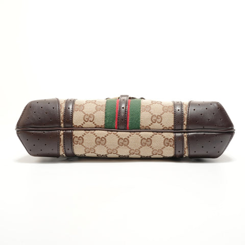 GUCCI GG canvas sherry line shoulder bag Shoulder Bag Brown WS27940