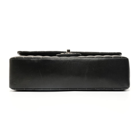 CHANEL Mademoiselle Silver Metal Chain 10 series Shoulder Bag black WS27943