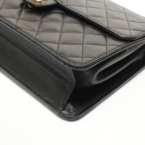 CHANEL Item No. 12 Matelass Lambskin COCO Mark Shoulder Bag black WS27944