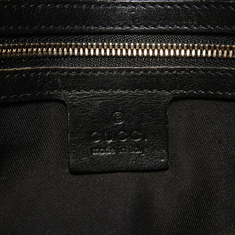 GUCCI GG canvas sherry line Shoulder Bag black WS27946