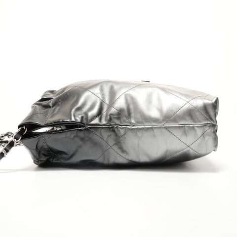CHANEL 2022-2025 Chanel 22 Small Gradient Shoulder Bag Silver WS27947