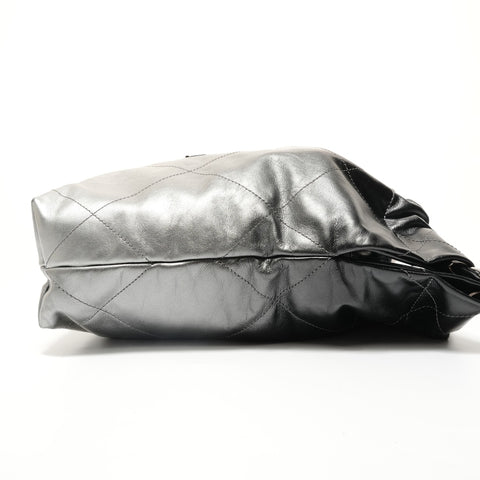 CHANEL 2022-2025 Chanel 22 Small Gradient Shoulder Bag Silver WS27947