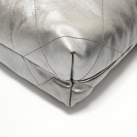 CHANEL 2022-2025 Chanel 22 Small Gradient Shoulder Bag Silver WS27947