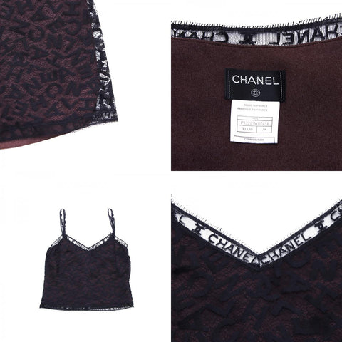 Chanel Size 38 1998 See-through Setup Cotton Black WS2794