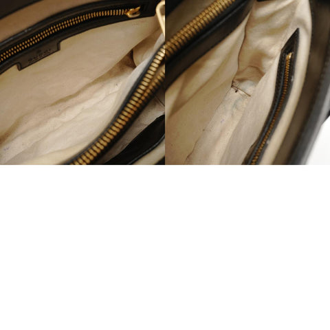 GUCCI GG Matelasse 2-Way Tote Bag Handbag black WS27950