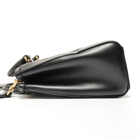 GUCCI GG Matelasse 2-Way Tote Bag Handbag black WS27950