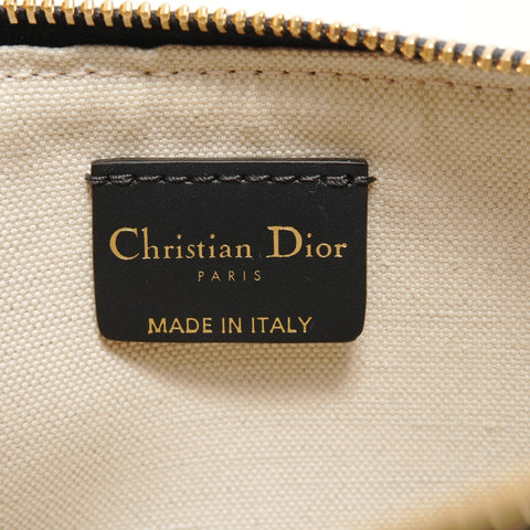 Christian Dior Trotter Canvas Shoulder Bag Navy WS27951