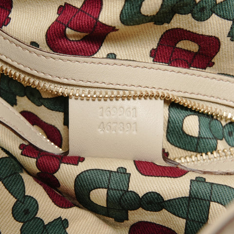 GUCCI Guccissima Bamboo 2WAY Handbag beige WS27952