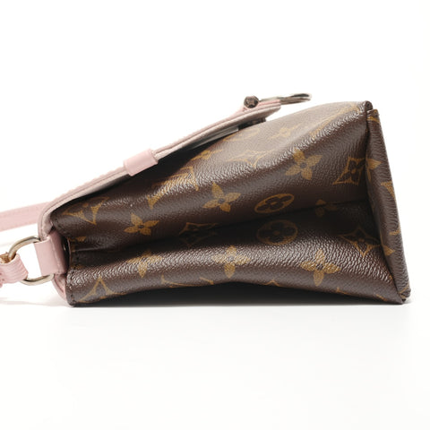 LOUIS VUITTON Monogram Saint-Michel Rose Ballerine, made in 2018. Shoulder Bag Brown WS27956