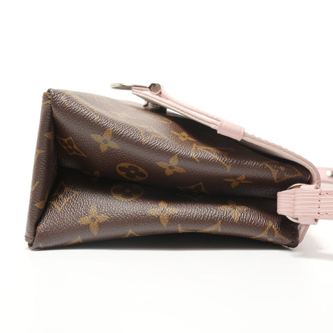 LOUIS VUITTON Monogram Saint-Michel Rose Ballerine, made in 2018. Shoulder Bag Brown WS27956