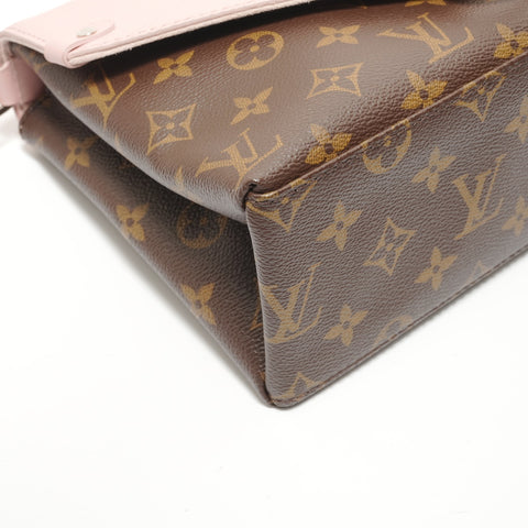LOUIS VUITTON Monogram Saint-Michel Rose Ballerine, made in 2018. Shoulder Bag Brown WS27956
