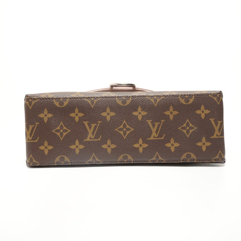 LOUIS VUITTON Monogram Saint-Michel Rose Ballerine, made in 2018. Shoulder Bag Brown WS27956