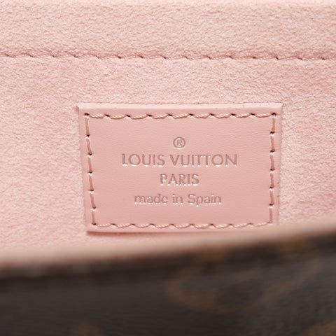 LOUIS VUITTON Monogram Saint-Michel Rose Ballerine, made in 2018. Shoulder Bag Brown WS27956