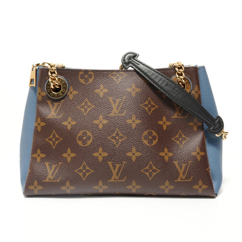 LOUIS VUITTON 2018 Surenne BB Monogram Shoulder Bag Brown WS27957