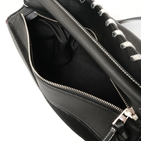 LOEWE Anagram Check Puzzle Bag Handbag black WS27960