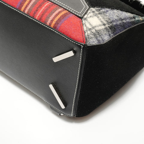 LOEWE Anagram Check Puzzle Bag Handbag black WS27960