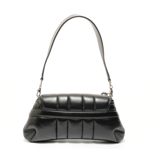 GUCCI Small Horsebit Leather Shoulder Bag black WS27962