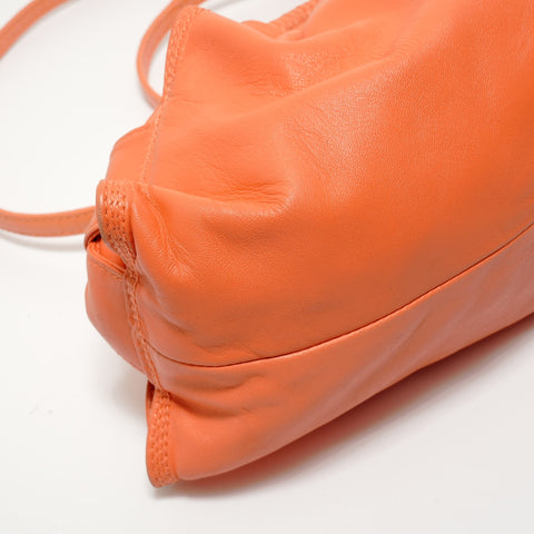 LOEWE Anagram 2-Way Leather Shoulder Bag Orange WS27963