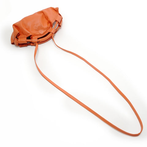 LOEWE Anagram 2-Way Leather Shoulder Bag Orange WS27963