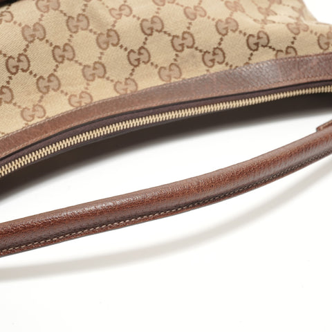 GUCCI GG Canvas Abbey Hobo Shoulder Bag beige WS27964
